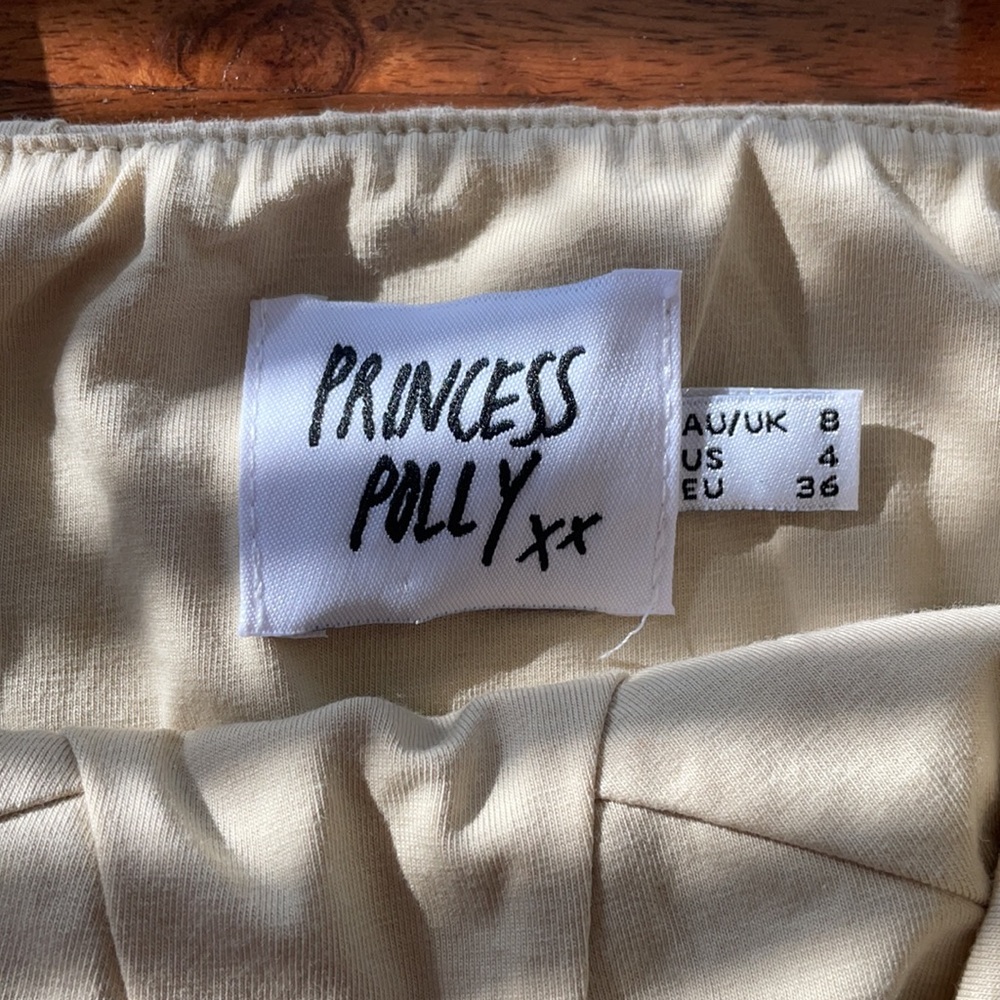 Princess Polly Leilani Top | US 4 | Beige - Picture 7 of 8
